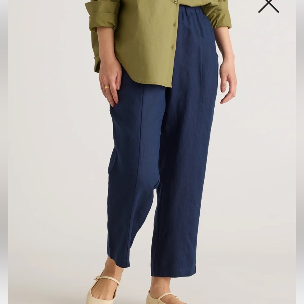 Quince Navy Blue Women's Pants